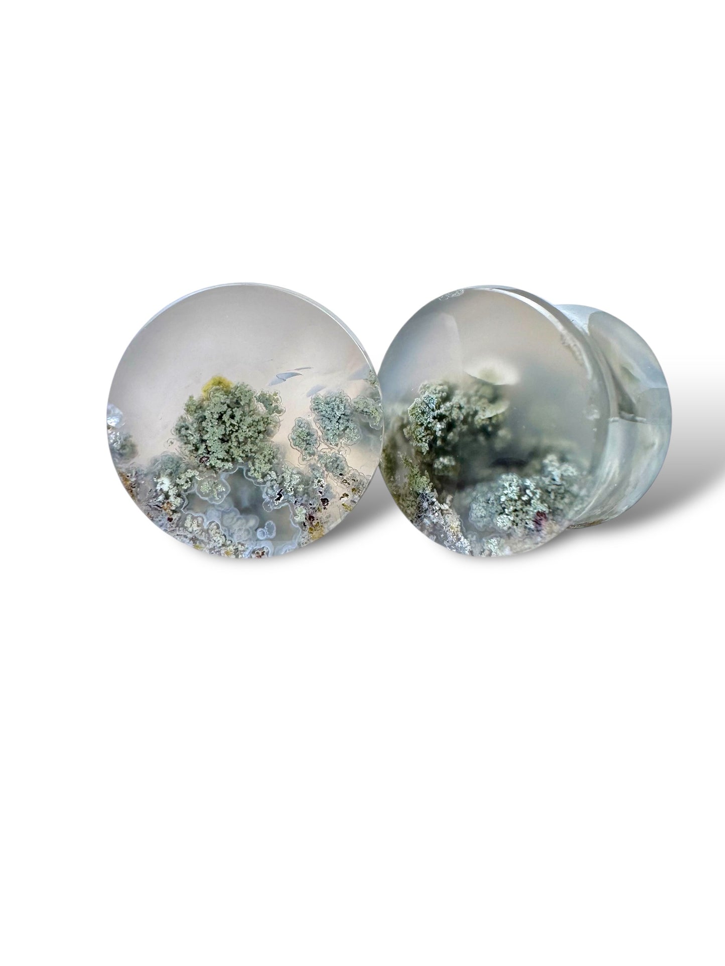 Large 5/8” / 16mm Scenic Moss Agate