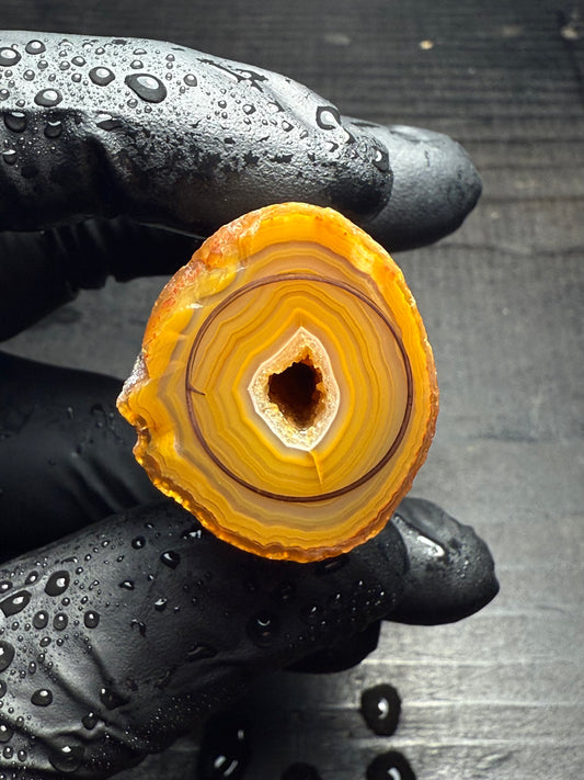 13-16mm Orange Turkish Limb Cast Agate Geode