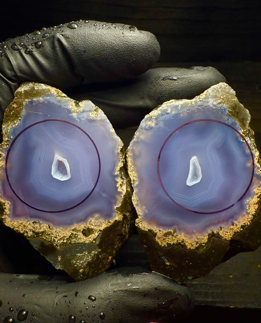 19-26mm Indonesian Purple Agate Geode