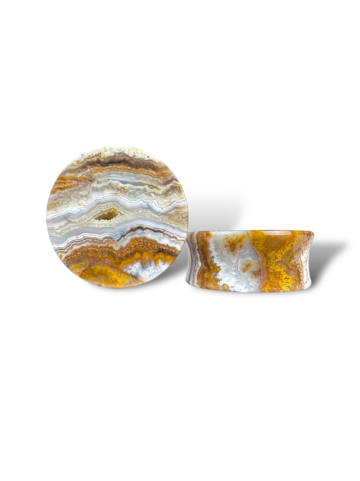 1 1/4” / 32mm Lace Agate