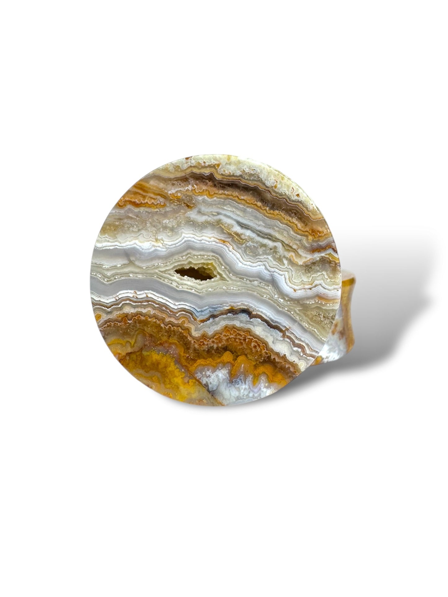 1 1/4” / 32mm Lace Agate