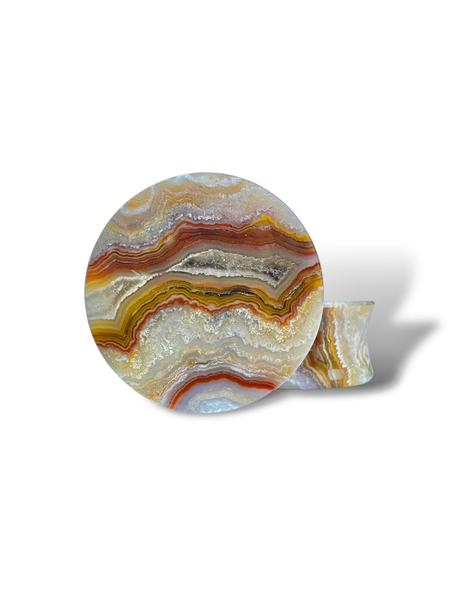 Large 1” / 26mm Lace Agate