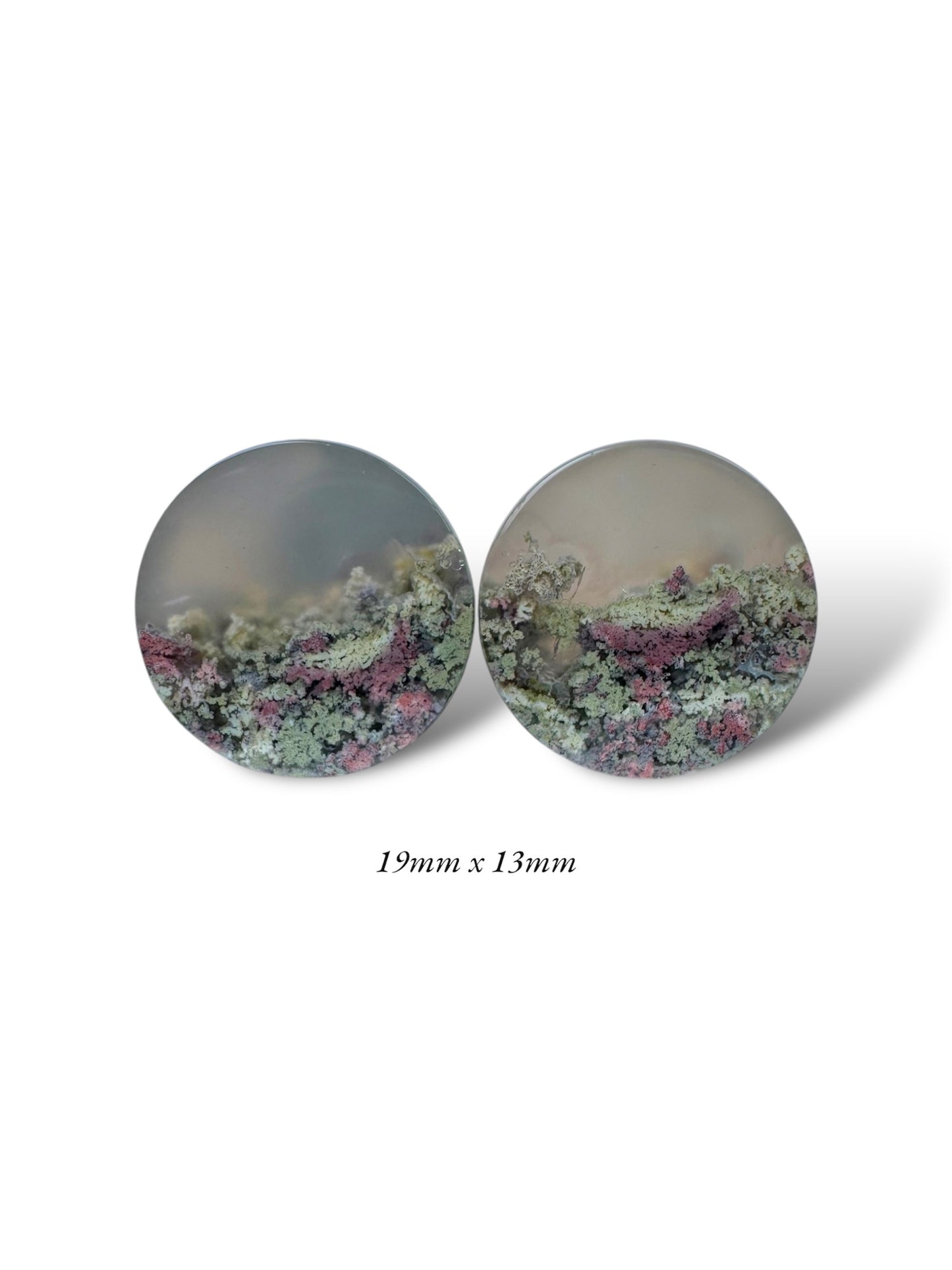 3/4” / 19mm Scenic Moss Agate