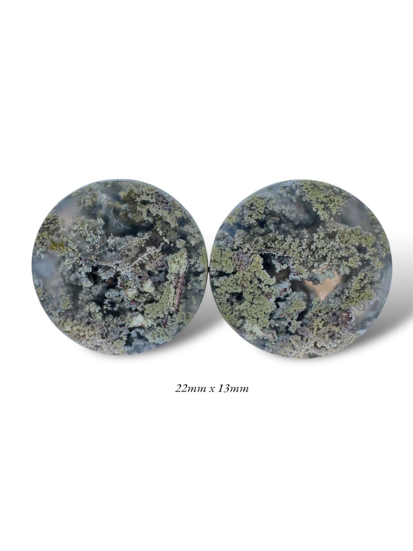 7/8” / 22mm Scenic Moss Agate