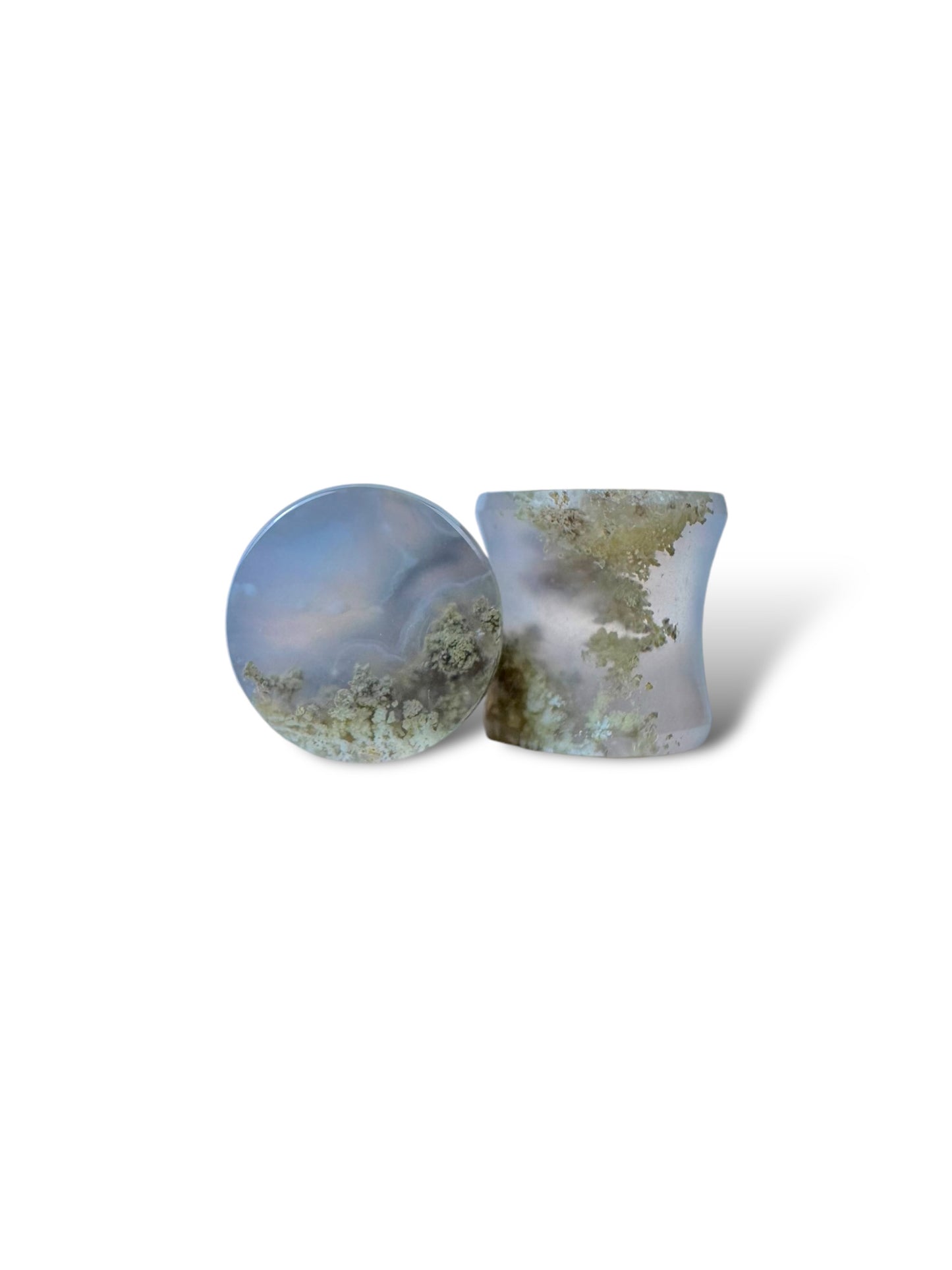 Large 00g / 10mm Scenic Moss Agate