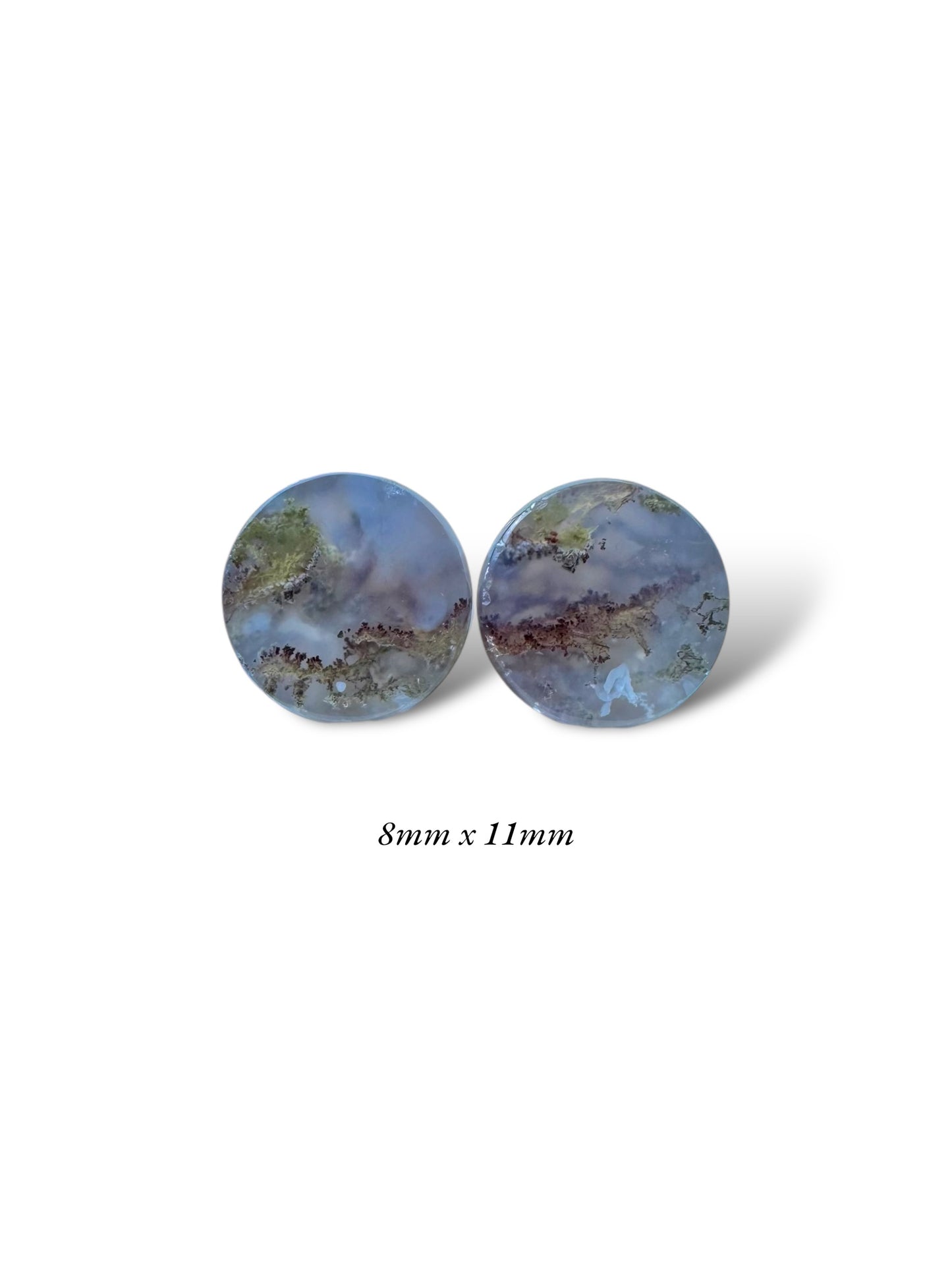 0g / 8mm Scenic Moss Agate