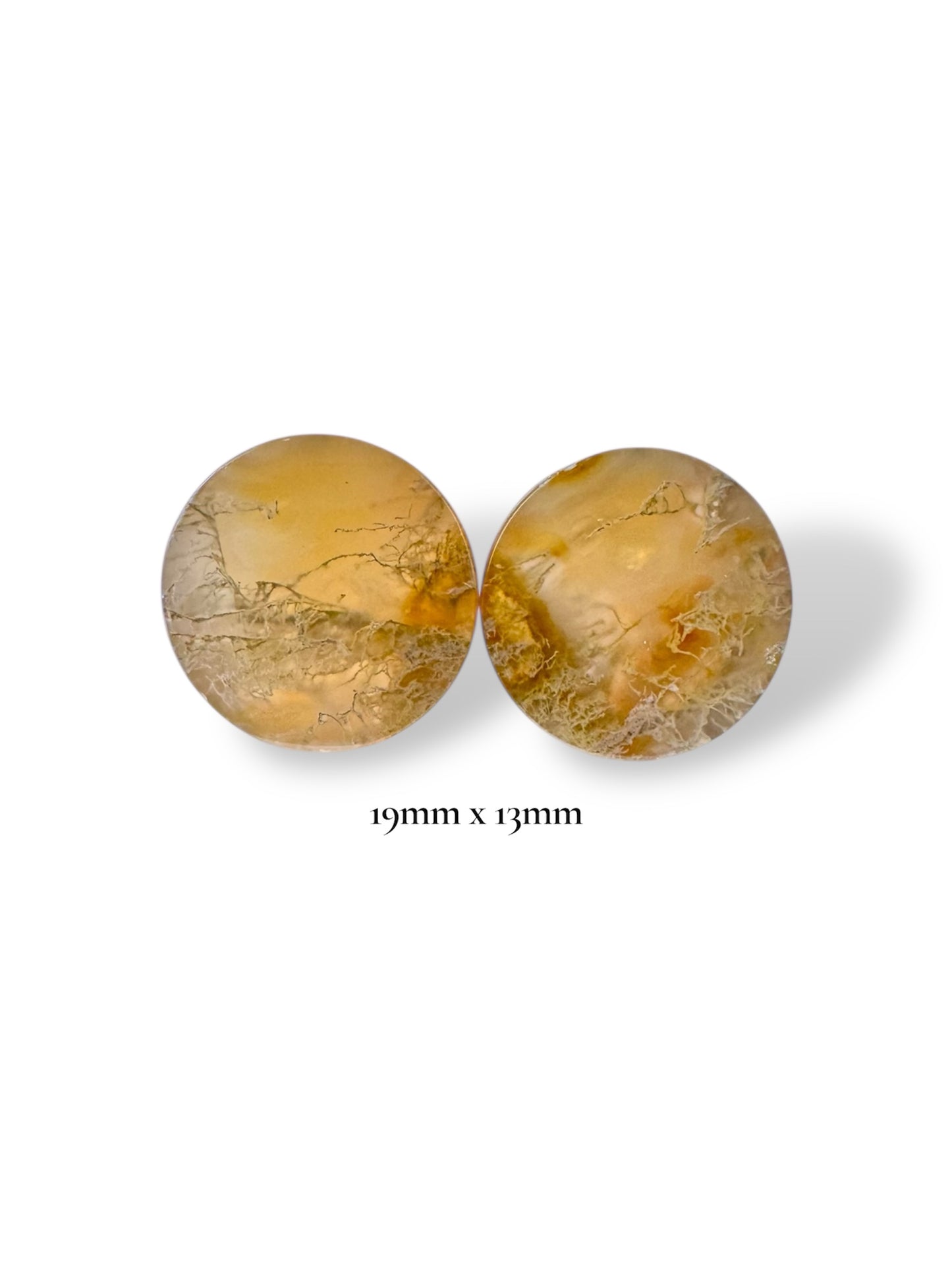 3/4” / 19mm Moss Agate