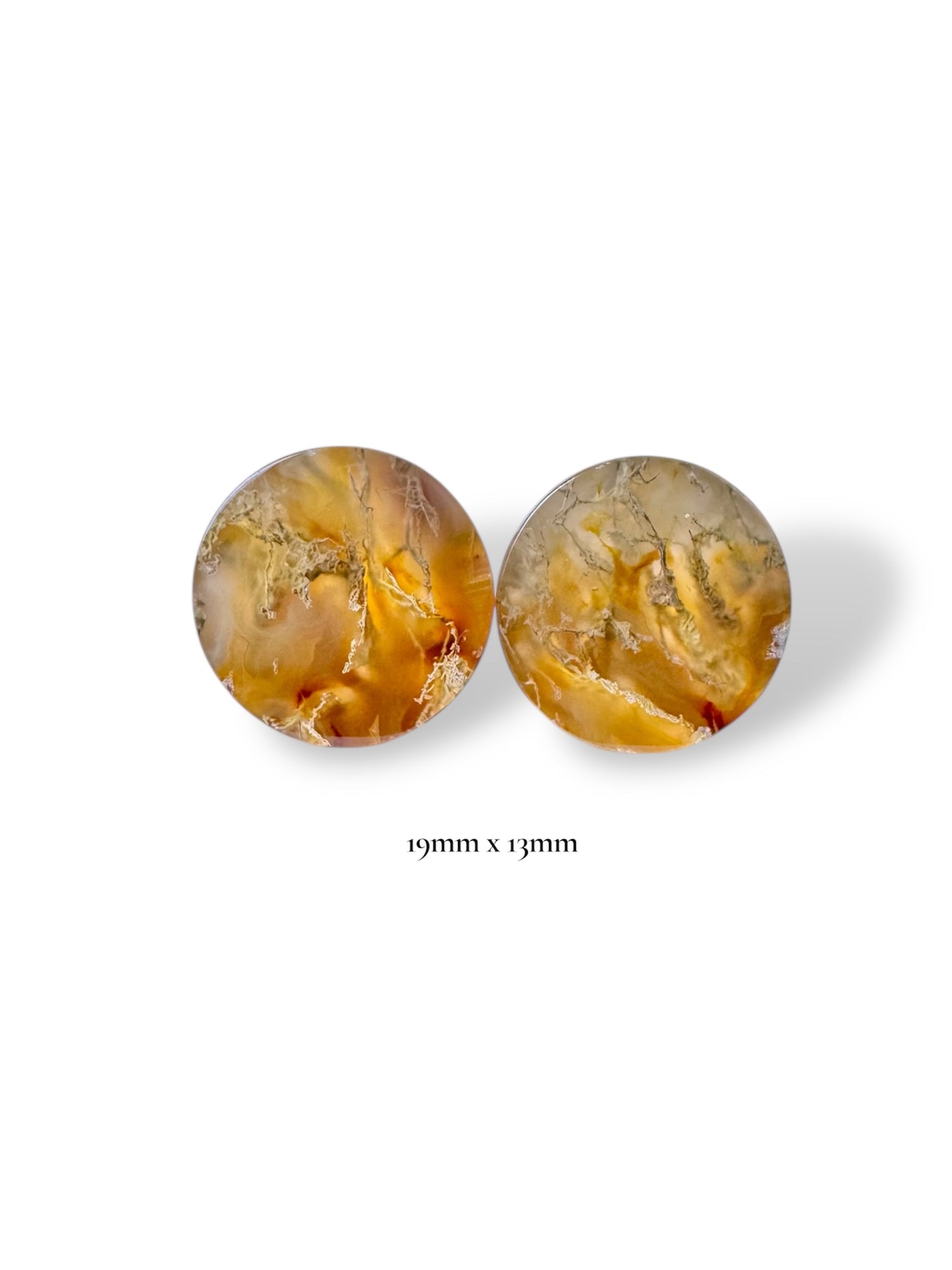 3/4” / 19mm Moss Agate