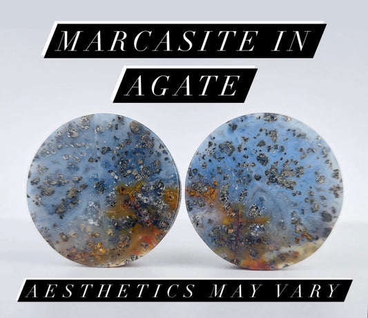 Marcasite in Agate