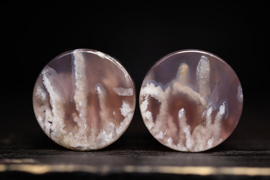 9/16” / 14mm Purple Plume Agate