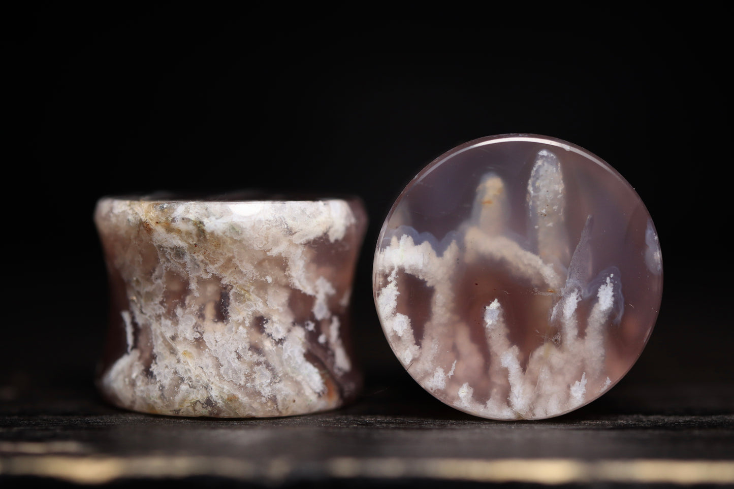 9/16” / 14mm Purple Plume Agate