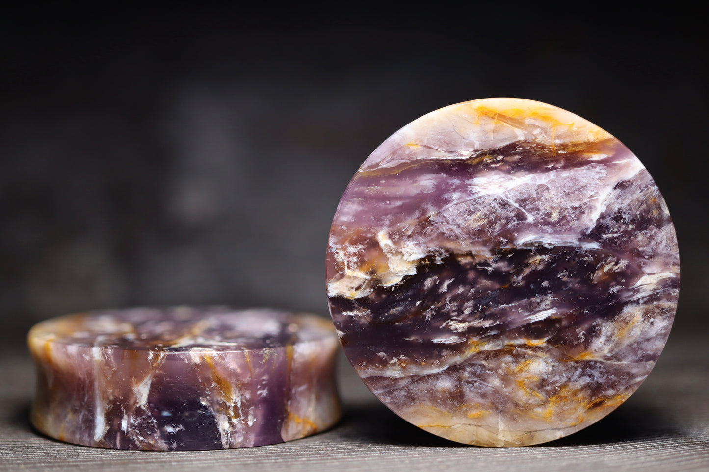 1 7/8” / 47mm Purple Chalcedony