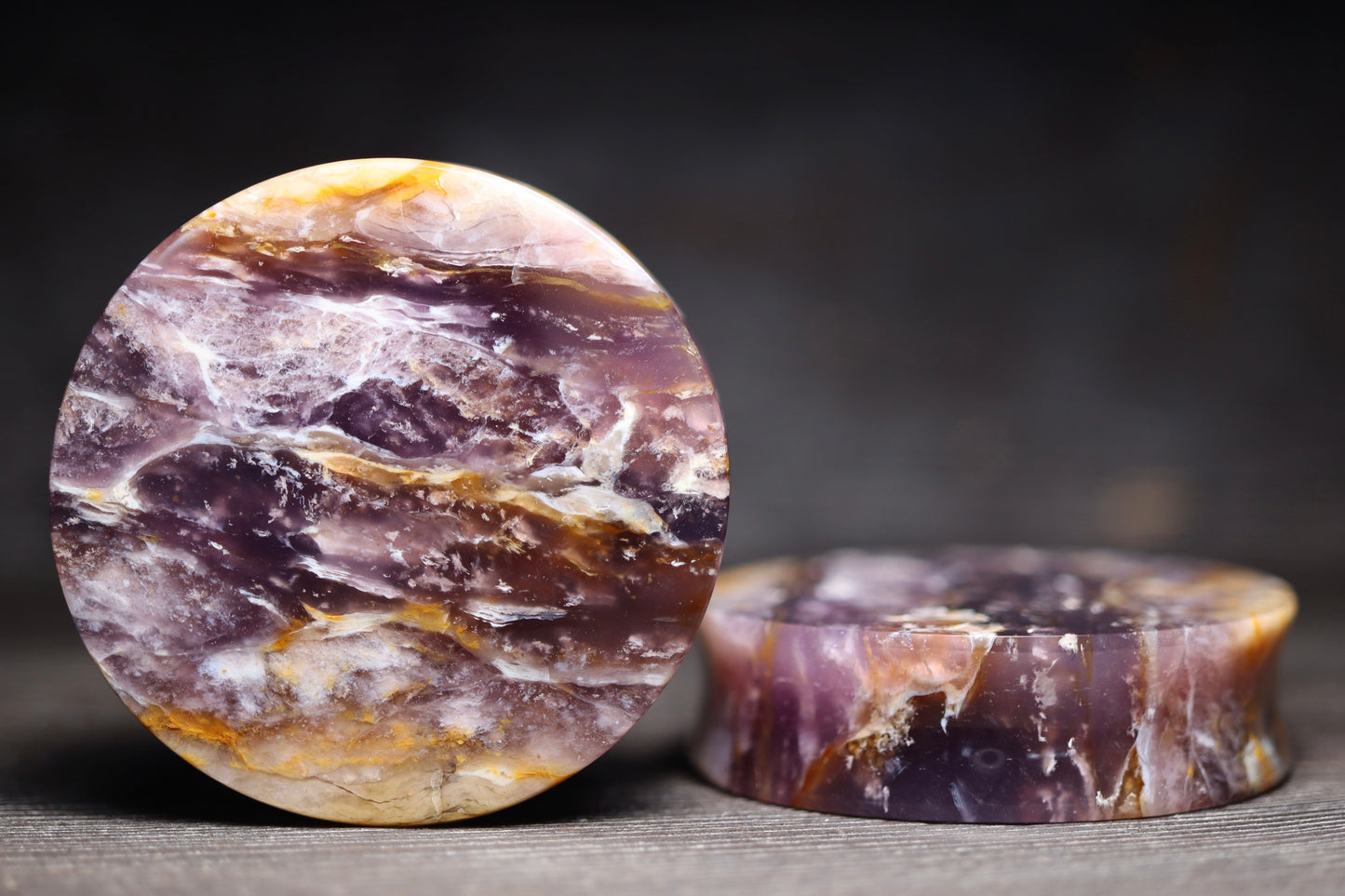 1 7/8” / 47mm Purple Chalcedony