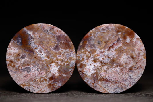 1 5/8” / 41mm Red Moss Agate