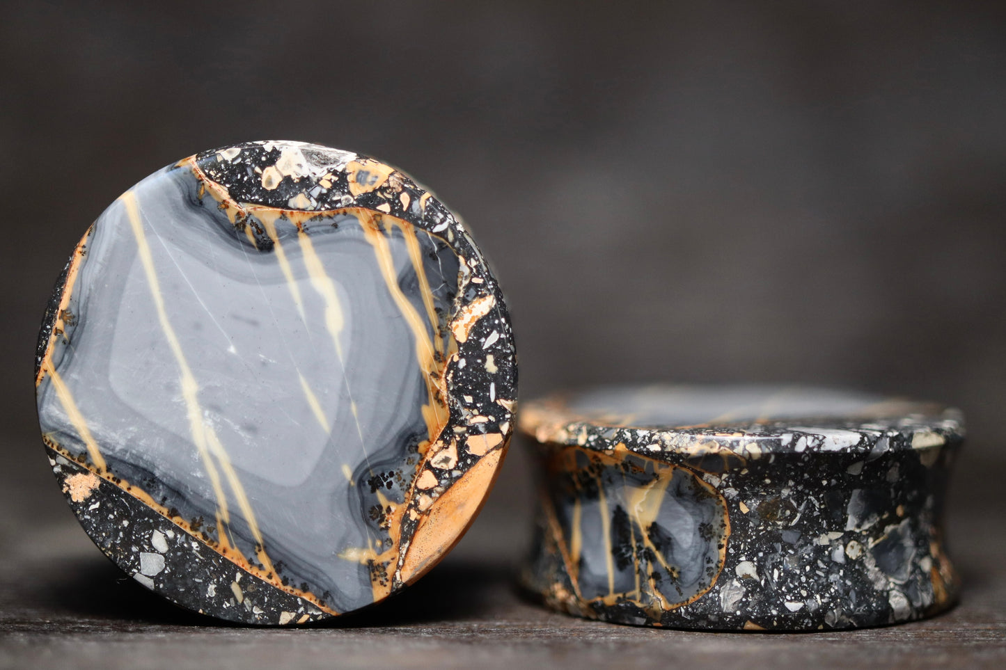 1 3/16” / 30mm Dendritic Maligano Jasper