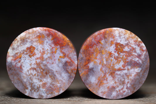 1 1/8” / 28mm Red Moss Agate
