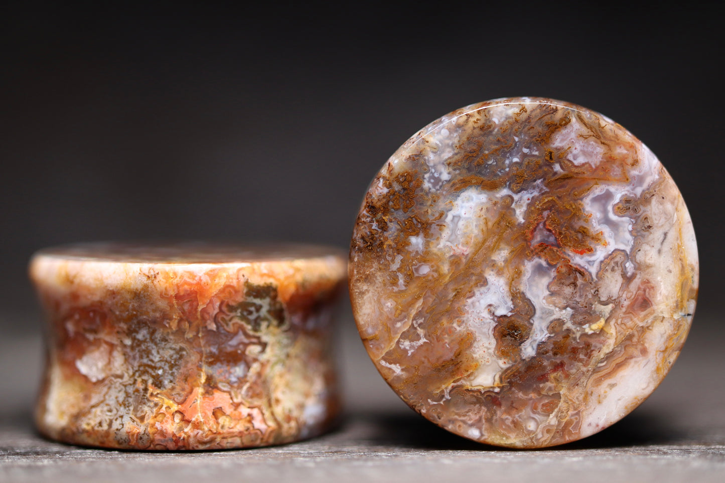 7/8” / 22mm Red Moss Agate