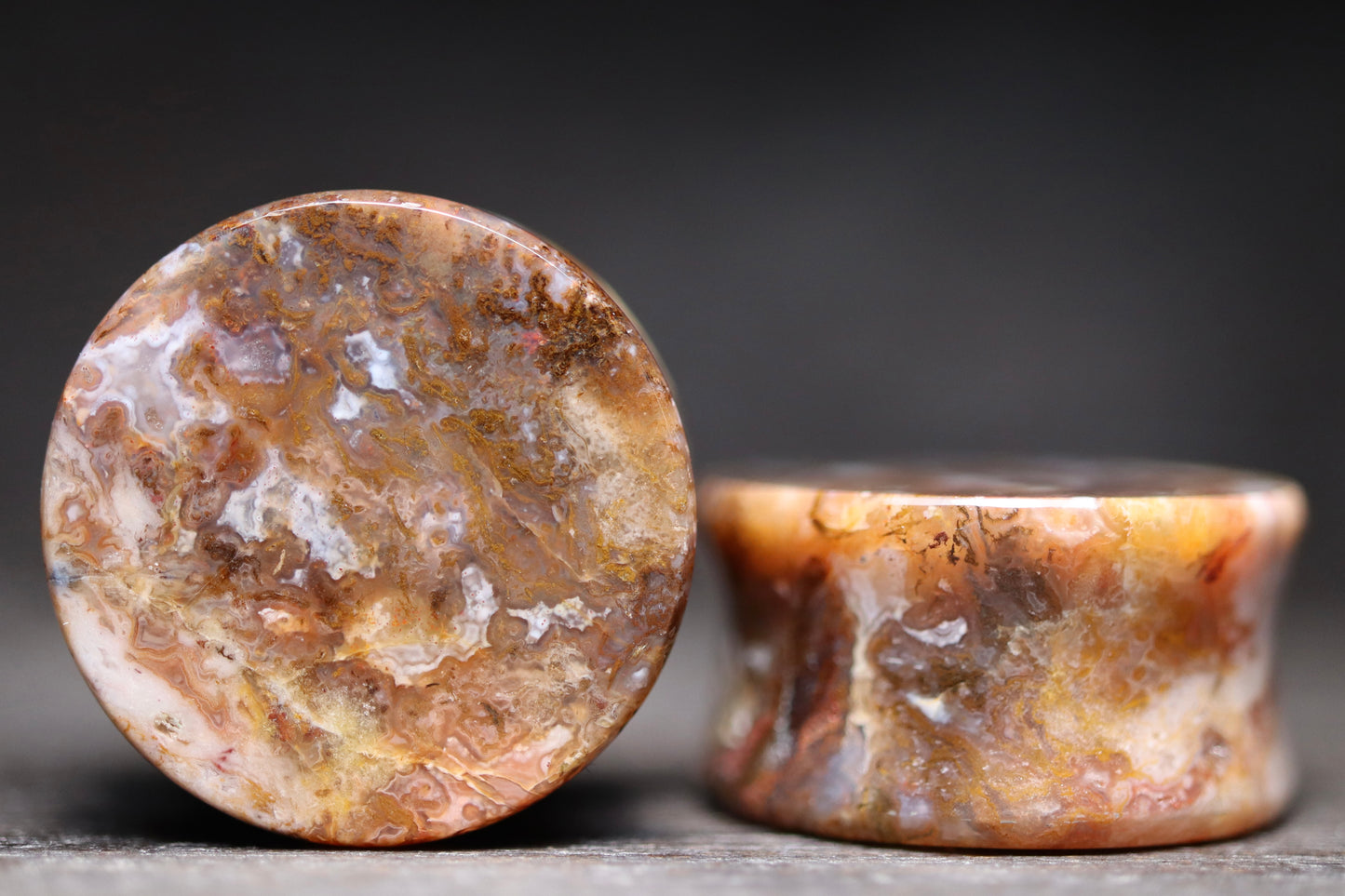 7/8” / 22mm Red Moss Agate