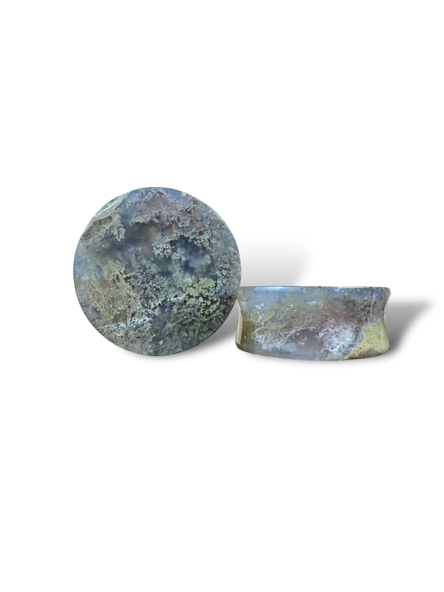 1 1/4” / 32mm Scenic Moss Agate